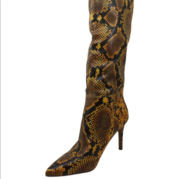 Steve Madden snake print boots - Picture 4 of 5